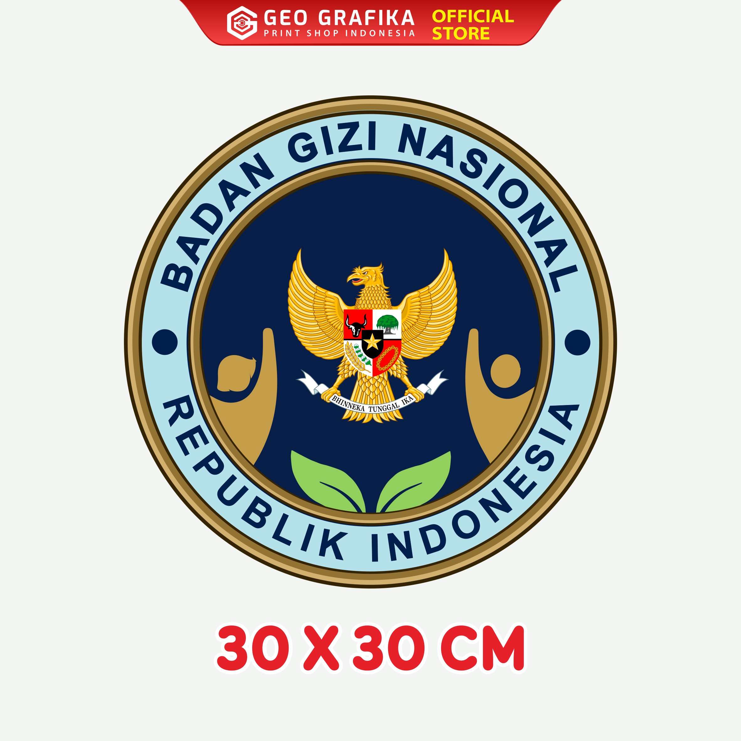 STICKER BULAT LOGO BGN SPPG - GEO GRAFIKA