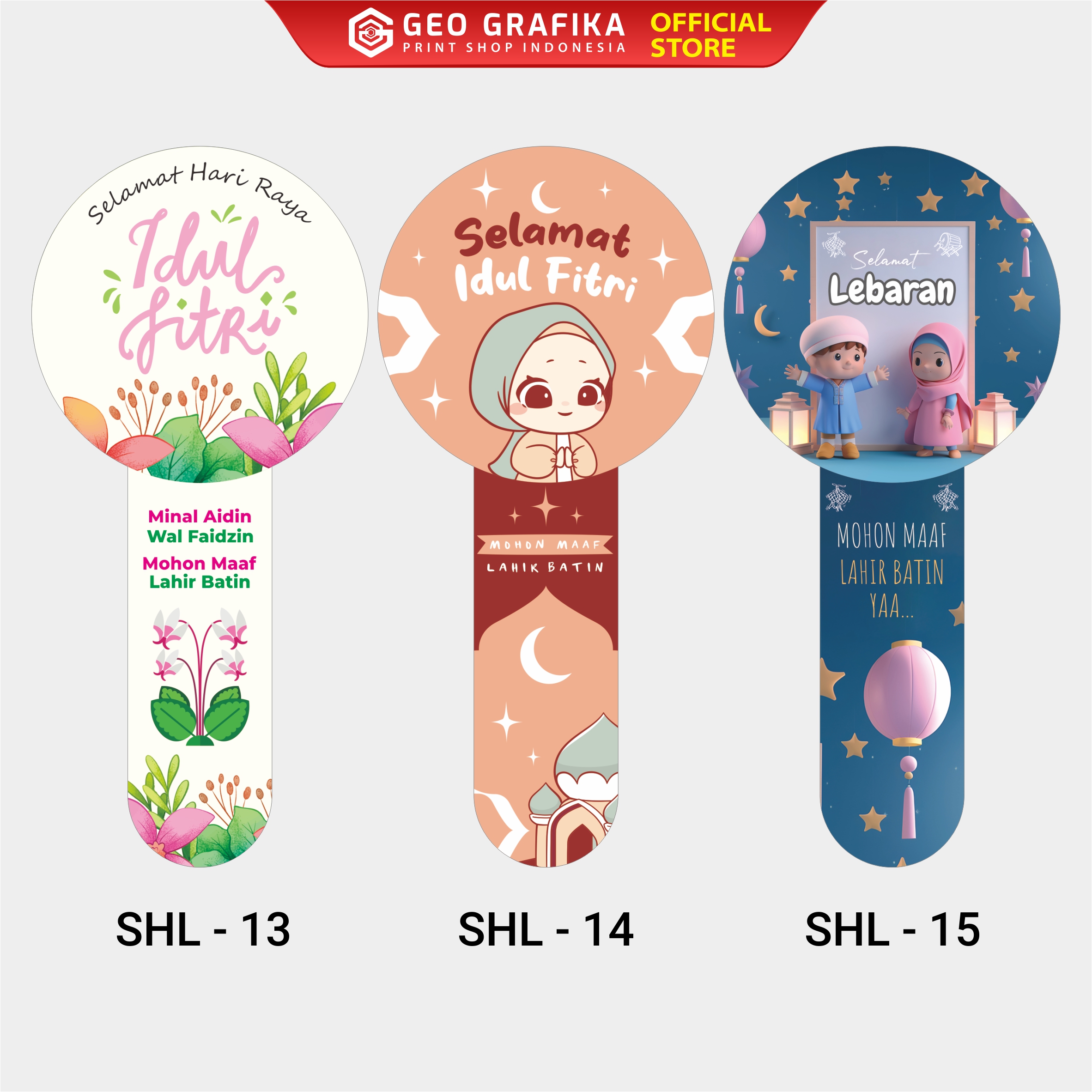 Stiker Seal Hamper Toples Lebaran Idul fitri - Geo Grafika