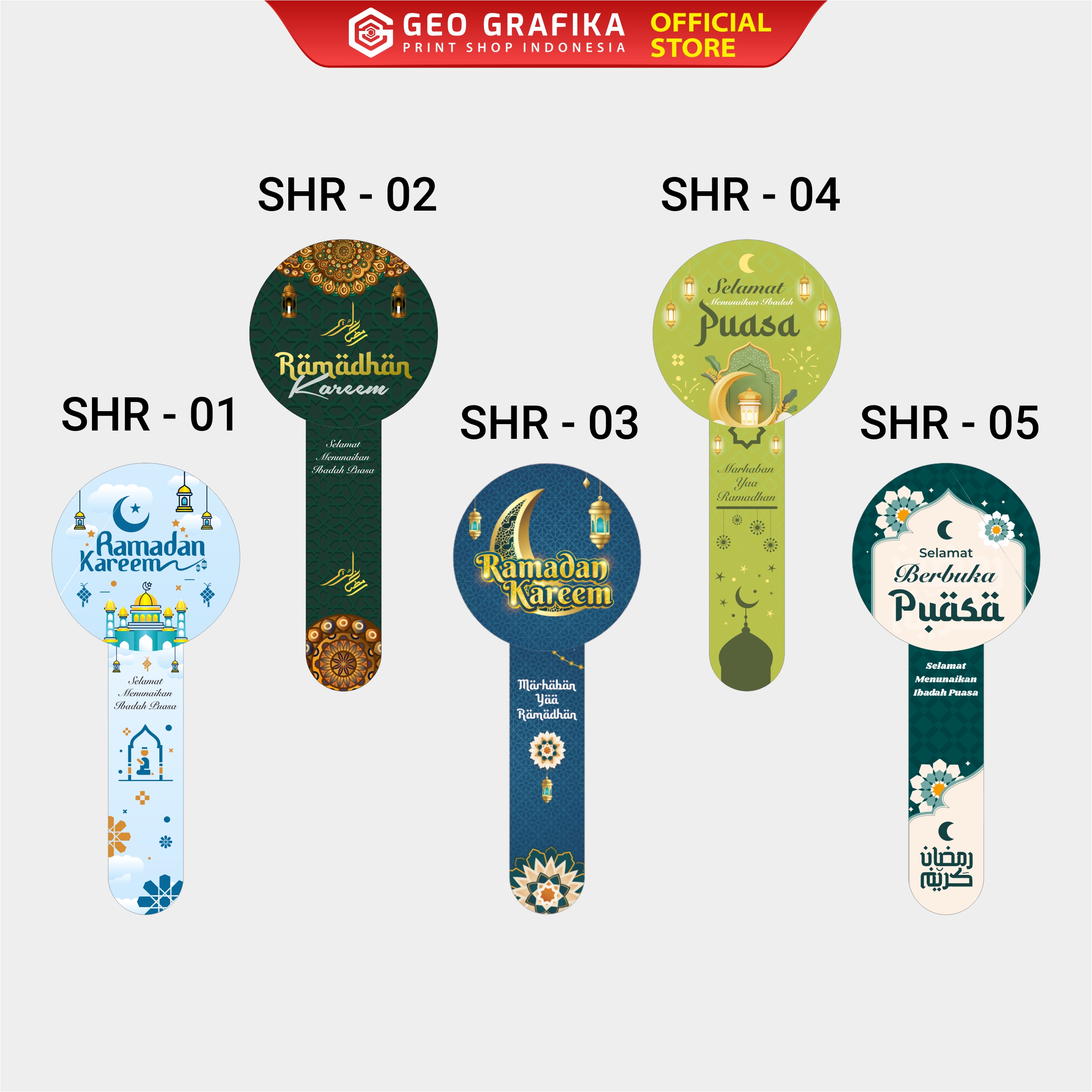 Stiker Seal Hamper Toples Ramadhan- Geo Grafika