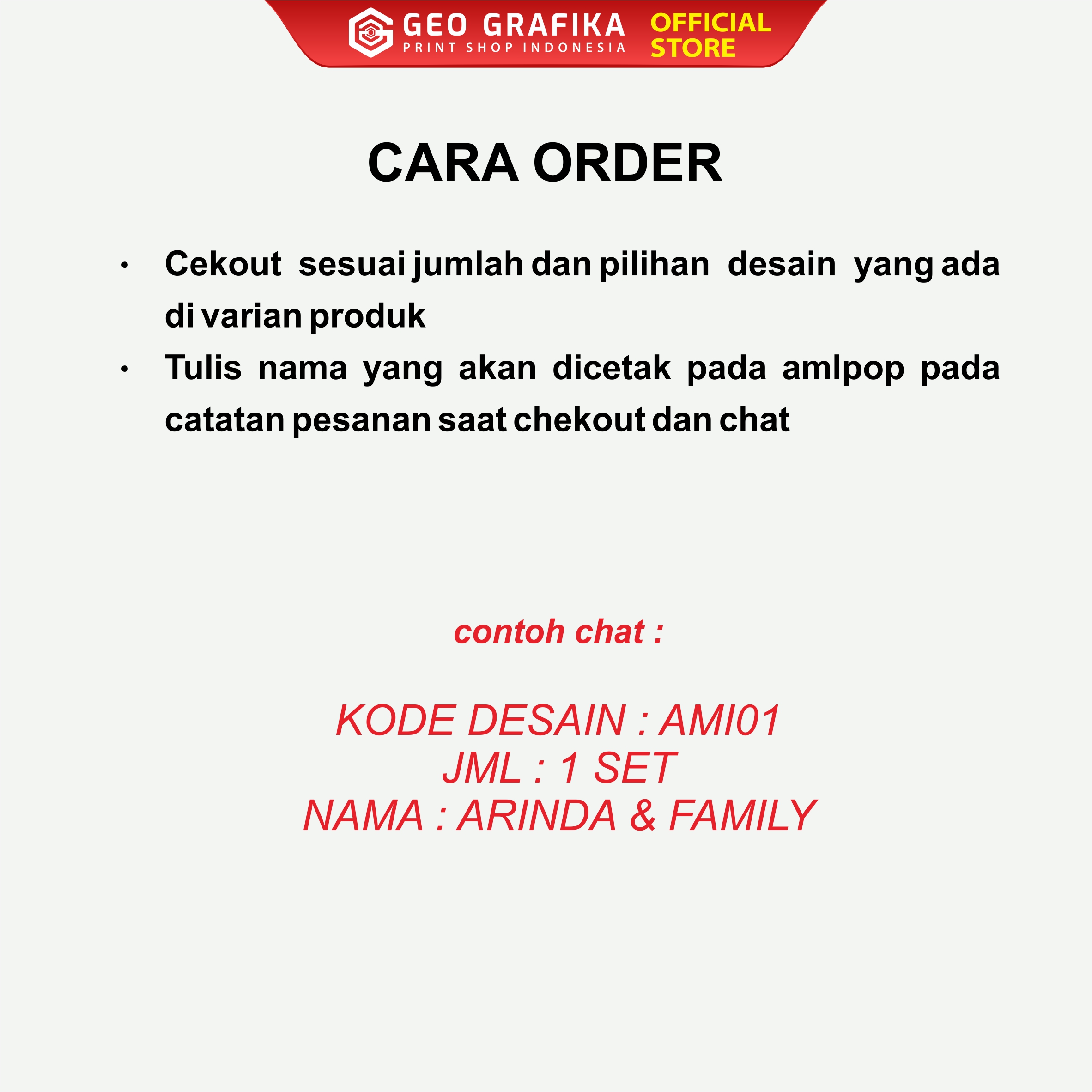 Angpau Imlek Chinese New Year - Geo Grafika