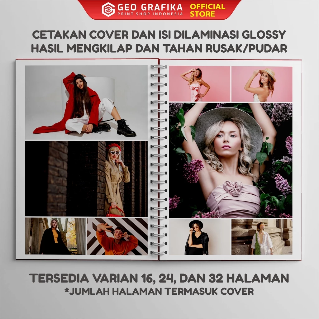 Photobook Custom Album Foto Magazine Softcover A5