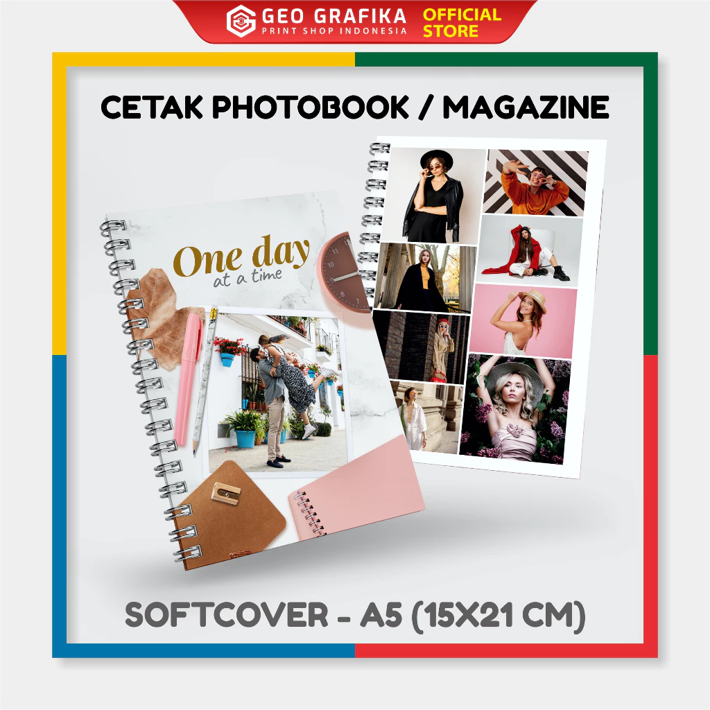 Photobook Custom Album Foto Magazine Softcover A5